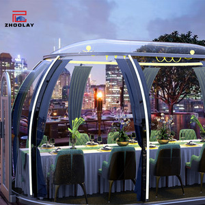 PC Ciel étoilé Extérieur Restaurant Salle de fête Camping mobile Tente Espace Cabine Maison à bulles transparente Chambre active - Product Image 4