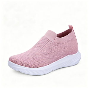 Scarpe Casual da Donna Autunnali Traspiranti con Tomaia in Maglia Fly Knit e Fodera in Rete, alla <span class=keywords><strong>Moda</strong></span>, Comode per Camminare, con Assorbimento degli Urti - Produzione di Fabbrica - Product Image 1