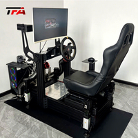 aluminium simulateur de cockpit de course siège voiture conduite simulateur de course jeu de cockpit simulateur de course