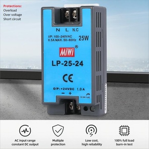 Alimentation électrique MiWi LP-25-5 Rail DIN 220v AC <span class=keywords><strong>12v</strong></span> DC Affichage <span class=keywords><strong>25w</strong></span> - Product Image 4