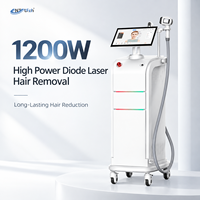 Machine d'épilation au laser à diode haute puissance 1200W 808nm 755 808 1064, prix