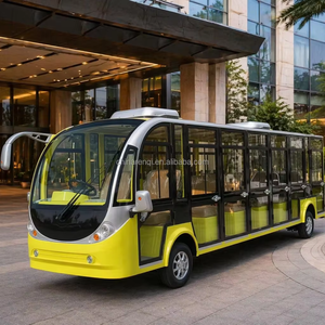 Bus électrique touristique 17 places pour parc d'attractions, hôtel, fête, personnalisable LHD/RHD, 45 km/h, autonomie 100 km, moteur AC sans balais à couple élevé - Product Image 2