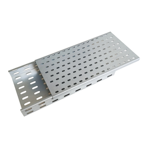 Bandeja de Cables Industrial Perforada de Acero 100x50 para Centros de Datos, Rack de Servidores, Disipación de Calor y Gestión de Cables - Product Image 1