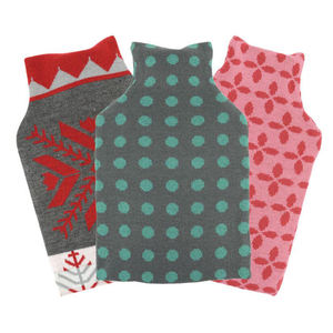 Sac à eau chaude en caoutchouc Pvc 2000ml Bouteille d'eau chaude 2 litres Couverture tricotée Fabricant Vente en gros - Product Image 5