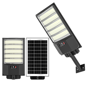 Lampadaires solaires ABS haute luminosité 200W SMD5730 120 LED IP65 étanches pour éclairage routier/jardin 6000K CE RoHS Angle de faisceau 270° - Product Image 2