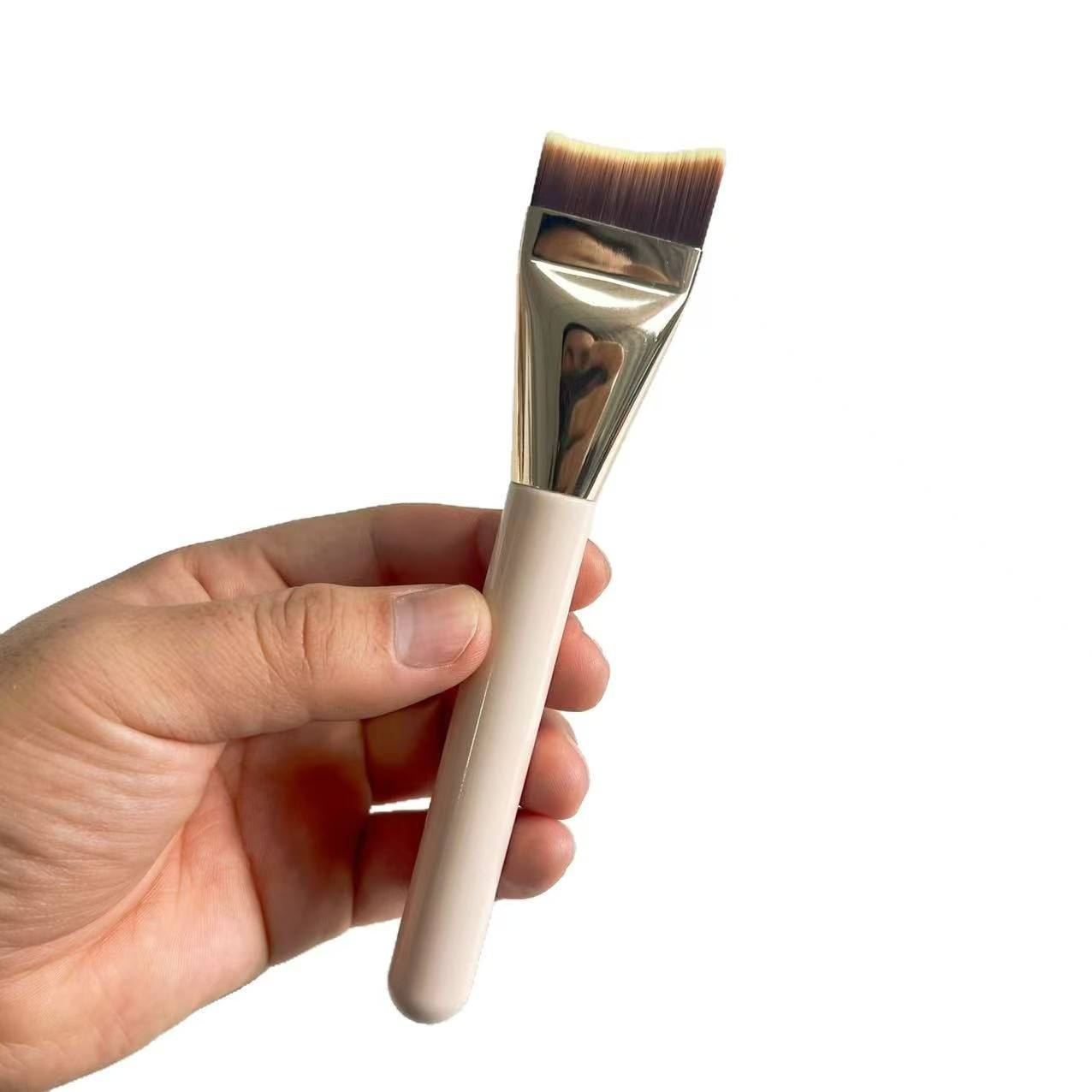 Pink handle month toothbrush