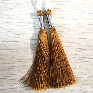 Fournisseur de pompons dorés en fil métallique faits à la main pour rideaux, décorations de téléphones portables et emballages de vêtements ethniques - Product Image 5