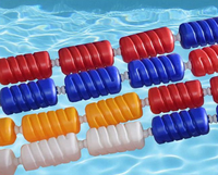 Usine en gros 6cm et 9cm corde diviseurs cordes pour piscines ligne voies en plastique accessoires équipement piscine voie diviseur