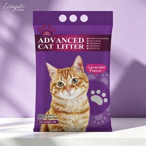 Litière pour chat pas chère en vrac, 99% sans poussière, forte absorption, 5L / 10L, litière pour chat grise - Product Image 1