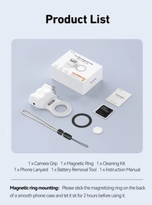 TELESIN 카메라 핸들 줌 원격 스위치 전화 촬영 모드 마그네틱 전화 카메라 핸들 그립이있는 무선 브래킷 - Product Image 6