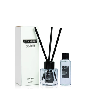 Reduzierter Hotel-Familien-Innenraum Schlafzimmer Reed Aromatherapie Duftspender Geruchsneutralisierend Luftreinigend Alkoholfrei Rattan - Product Image 5