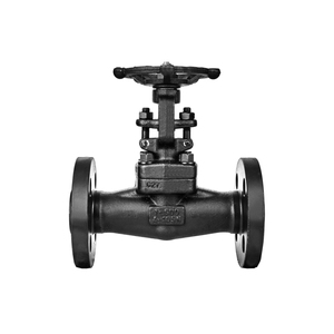 C28 Dn100 Pn25 valvola a saracinesca industriale in acciaio al carbonio flangia di un pezzo con tenuta morbida di qualità superiore saldato durevole efficiente - Product Image 1