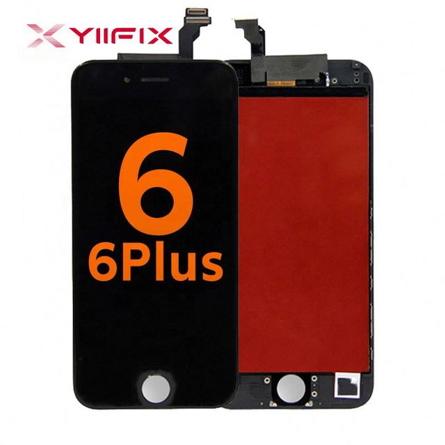 Wholesale Lcd Display for iphone 6 Plus Zy Touch Screen White Black De Original Panel Mobile Phone Spare Parts Para 6+