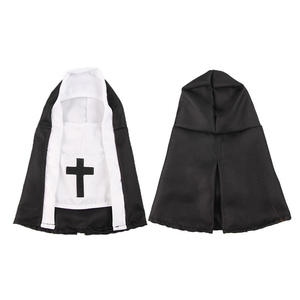Disfraces Sencillos <span class=keywords><strong>de</strong></span> Poliéster para Mascotas, Gatos y Perros, Disfraz <span class=keywords><strong>de</strong></span> Halloween, Fiesta, <span class=keywords><strong>Monja</strong></span>, Cosplay, Divertidos Disfraces para Mascotas - Product Image 5