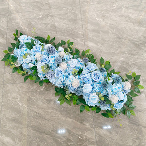 Composizione Floreale Artigianale per Matrimoni, Decorazione per Tavoli e Sfondi, Fiori di Seta Rossi, Bianchi e <span class=keywords><strong>Rosa</strong></span> per Eventi e Mostre - Product Image 6