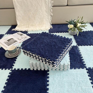 30CM * 30CM <span class=keywords><strong>Tapis</strong></span> en Mousse Eva en Velours pour Bébé Carrelage en Peluche <span class=keywords><strong>Puzzle</strong></span> <span class=keywords><strong>Tapis</strong></span> de Jeu Adhésif pour Enfants 1CM Moelleux Épais EVA Vivant - Product Image 3