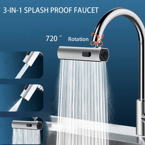 Grifo de Cocina con Salida en Cascada, Antisalpicaduras, Burbujeador Giratorio Universal, Extensión Multifuncional para Boquilla de Agua, Accesorios de Cocina - Product Image 4