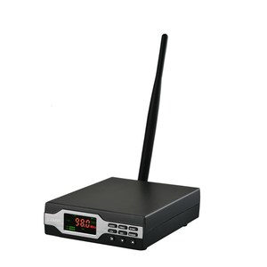 Émetteur <span class=keywords><strong>radio</strong></span> <span class=keywords><strong>FM</strong></span> stéréo sans fil portable d'intérieur avec fréquence réglable 76-108 MHz, puissance 0-1 W, entrée audio - Product Image 4