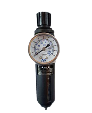 Régulateur de pression avec manomètre en aluminium 1/4'' SFR02 Standard de la série Make 'S', neuf, pour air comprimé, garantie 1 an - Product Image 2
