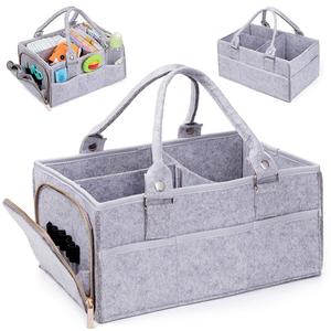 Prix usine Portable pépinière panier de rangement poubelle à la mode étanche bébé couche Caddy organisateur <span class=keywords><strong>pour</strong></span> <span class=keywords><strong>Table</strong></span> à <span class=keywords><strong>langer</strong></span> voiture - Product Image 4