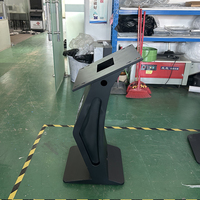 Totem debout d'écran tactile d'affichage numérique à cristaux liquides de prix usine 21.5 "32" 43 "55" métal d'affaires de libre-service de PC d'Android