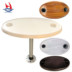 HANSE MARINE Dessus de <span class=keywords><strong>table</strong></span> ovale ASA Dessus de <span class=keywords><strong>table</strong></span> en plastique haute résistance aux UV et aux intempéries pour <span class=keywords><strong>bateau</strong></span> yacht - Product Image 2