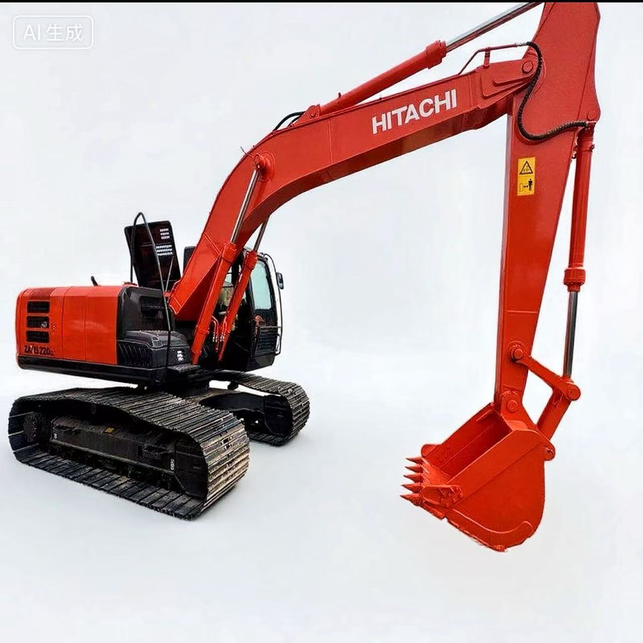 Used Hitachi ZX220LC Excavator 22 Ton Crawler Digger Cab AC Quick Used Hitachi ZX220LC Excavator 22 Ton Crawler Digger Cab AC Quick