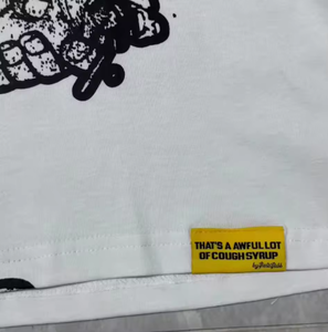 เสื้อผ้าผู้ชายเสื้อยืด Y2K สตรีทแวร์ผ้าฝ้าย100% คุณภาพสูงเสื้อยืดยาแก้ไอจำนวนมากสำหรับผู้ชาย - Product Image 6