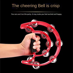 Sable Marteau <span class=keywords><strong>Trampoline</strong></span> Bande Handbell Adulte À Manivelle Instrument Sable Marteau Ringdrum Fleur Tambour Cercle - Product Image 5