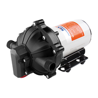 Pompe à eau automatique Seaflo, industrielle, petite, mini, 5,0 GPM, 60 PSI, 12 V CC, haut débit, bon marché, en plastique