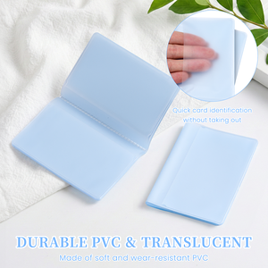 Porte-cartes <span class=keywords><strong>de</strong></span> crédit minimaliste en PVC grand format, protège-cartes premium avec 20 emplacements, accès facile, porte-cartes <span class=keywords><strong>de</strong></span> visite - Product Image 5