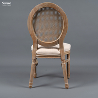 Chaise Antique en bois français Louis XV pour mariage, salle à manger, hôtel, ferme, cour