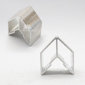 Conector de Esquina para Puertas y Ventanas Modernas, de <span class=keywords><strong>Aluminio</strong></span>, con Instalación de Tornillos, Personalizado de Fábrica - Product Image 1