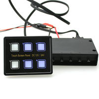 Nouveau panneau de commande tactile 10 boutons avec contrôle par application, boîtier de commande d'éclairage LED 12-24V pour voiture et bateau