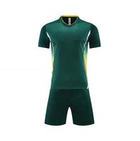 Jersey Latihan Sepak Bola 100% Poliester Kerah Bulat Motif Patchwork Cetak Laser Kaos & Atasan Unisex