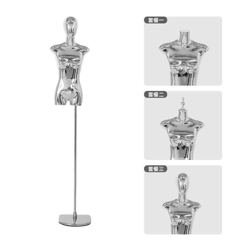 Electroplated silver head flat body