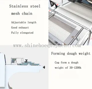 Shineho متانة قوية جديد نمط الخبز رغيف صنع آلة الخبز شطيرة لفة آلة الخبز آلة مخبز مع CE