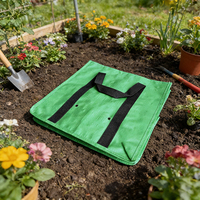 Duurzame, herbruikbare, milieuvriendelijke, opvouwbare groeitassen van PP-stof voor planten, geschikt voor thuis en tuin, voor het kweken van groenten en aardappelen.