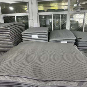 Protège-matelas fin brun et gris portable taille Queen 100 % polyester – Approvisionnement abondant – Vente directe usine - Product Image 5