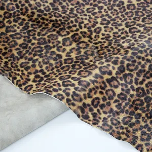 Full Hide New Leopard Printed Large Cowhide Rug Genuine Natural Hair On