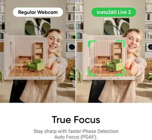 <span class=keywords><strong>Insta360</strong></span> Link 2-Cámara web 4K PTZ para PC/Mac 1/2 "Sensor AI Tracking HDR AI Micrófono con cancelación de ruido Control de gestos para transmisión - Product Image 6