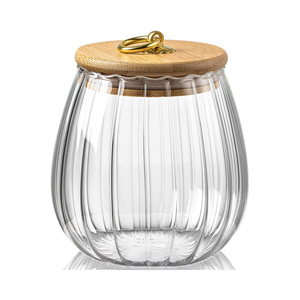 High Quality Airtight Borosilicate Glass <b>Jar</b> 650/750ml Heatable Environmental Protection <b>Kitchen</b> Food <b>Storage</b> Spice Containers - Product Image 1