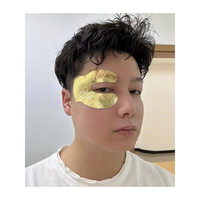 Feuille de pack facial non tissée pour les yeux doux dorés sous les patchs raffermissants pour les yeux