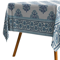 Nappe personnalisée moderne tissée 100 % coton imprimée par sublimation, la plus vendue, pour la maison, l'hôtel, les mariages, les fêtes, OEM, Noël
