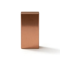 Barre de cuivre pur de 1 kg, taille standard, pour collection et stockage