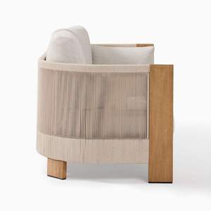 Nuevo Diseño de Lujo, Juego de Sofás de Teca para Patio y Jardín, Muebles de Exterior Modernos - Product Image 4