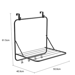 Meilleur prix, <span class=keywords><strong>porte</strong></span>-serviettes de salle de bain pliable en acier 3M, <span class=keywords><strong>porte</strong></span>-serviettes sur <span class=keywords><strong>porte</strong></span>, séchoir à linge, <span class=keywords><strong>petit</strong></span> - Product Image 3