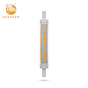 新型<span class=keywords><strong>R7S</strong></span> SMD2835 <span class=keywords><strong>LED</strong></span>電球 セラミック+PCボディ 高演色性CRI 80 360度ビーム角 オフィス用 AC電源 ETL認証済み - Product Image 1