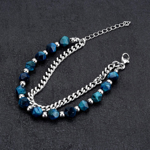 Bracelet Perlé Fait Main au Design de Niche 2026, en Acier Titane, Luxe Léger, Unisexe, Bijoux de Mode, Vente en Gros - Product Image 1