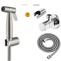IFAN Robinetterie de douche en acier inoxydable, Ensemble douchette WC portative, Pulvérisateur de bidet pour salle de bain
